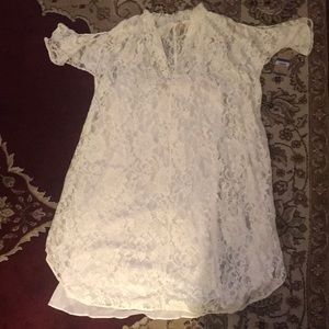 Rachel Roy off-white lace dress